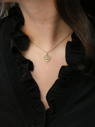 AUGIS - Médaille amour coeur Plus qu'hier moins que demain or jaune, rubis 58 Facettes J547