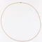 Collier Longue chaine or rose maille forçat 58 Facettes 15-217