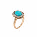 Bague 42 Bague Victorienne Ancienne Turquoise et Diamant 58 Facettes G13554