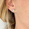 Boucles d'oreilles Clous d’oreilles or jaune et diamants 58 Facettes INV070