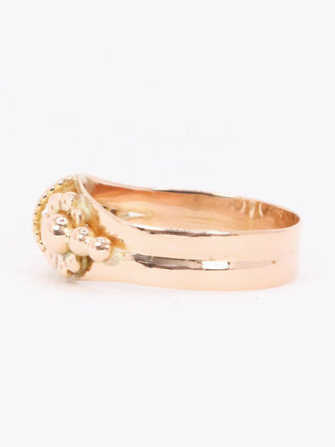 Bague 57 Bague fleur Art Nouveau or rose 58 Facettes 1136.2