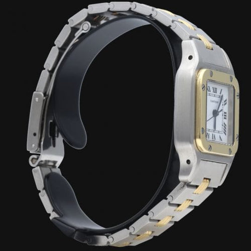 Montre Cartier Montre Santos Dame Or Jaune 18K Et Acier 58 Facettes MT41532