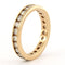 Bague 55 Bague d'éternité en or rose, diamants taille brillant jusqu'à 1,50 ct 58 Facettes