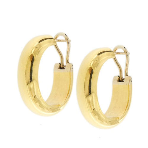 Boucles d'oreilles Boucles d'oreilles créoles bombées 58 Facettes 32691