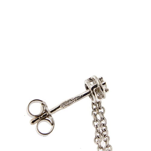 Boucles d'oreilles Boucles d'oreilles pendantes en perles et diamants 58 Facettes 30516