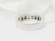 Bague 53 Alliance en or blanc et diamants 1,50ct taille princesse 58 Facettes 33243