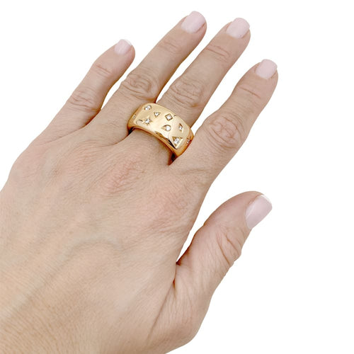 Bague 60 Bague Pomellato, "Iconica", or rose, diamants. 58 Facettes 34985