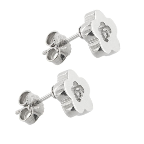 Boucles d'oreilles Boucles d'oreilles fleurs avec diamants 58 Facettes 27897