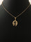 Pendentif Pendentif fer à cheval en or jaune 58 Facettes