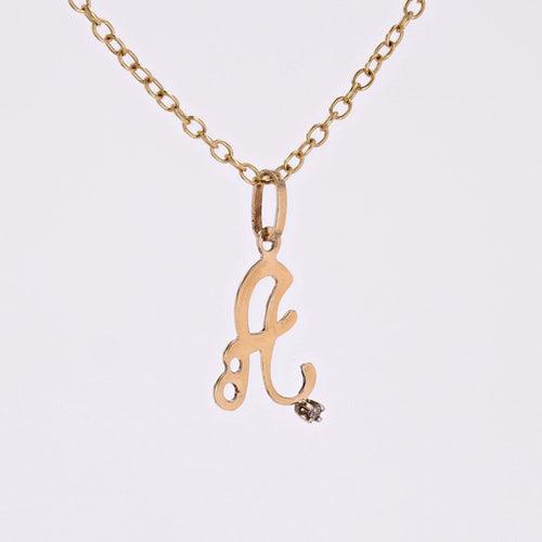Pendentif Pendentif lettre A diamant 58 Facettes CVP167