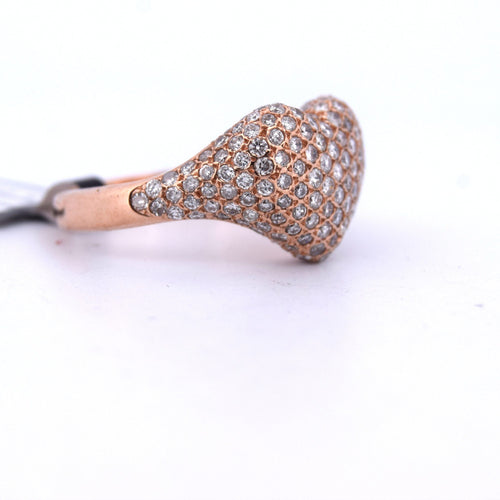 Bague 53 Bague cœur en diamant 58 Facettes