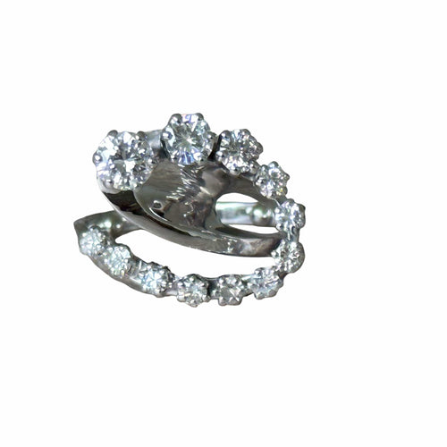 Bague 54 Bague serpentine diamants 58 Facettes 194