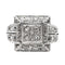 Bague 57 Bague Or blanc Diamant 58 Facettes 2698712CN