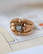 Bague 61 Bague 1950 Or Rose Diamant Torsade 58 Facettes C2057