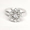 Bague Bague Marguerite Vintage or blanc diamants 58 Facettes C1947
