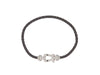 Bracelet bracelet FRED force 10 mm manille or blanc 14 diamants 58 Facettes 264764