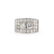 Bague Bague en or blanc 1,64 carat avec diamants 58 Facettes