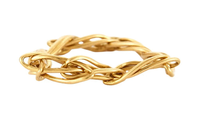 Bague 54 Bague chaîne or 58 Facettes BO/230122