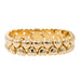 Bracelet Cartier Bracelet Double coeur Or jaune 58 Facettes 3694713CN