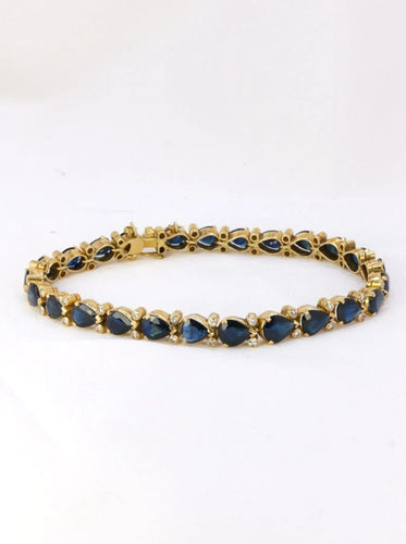 Bracelet Bracelet vintage saphirs diamants 58 Facettes J223