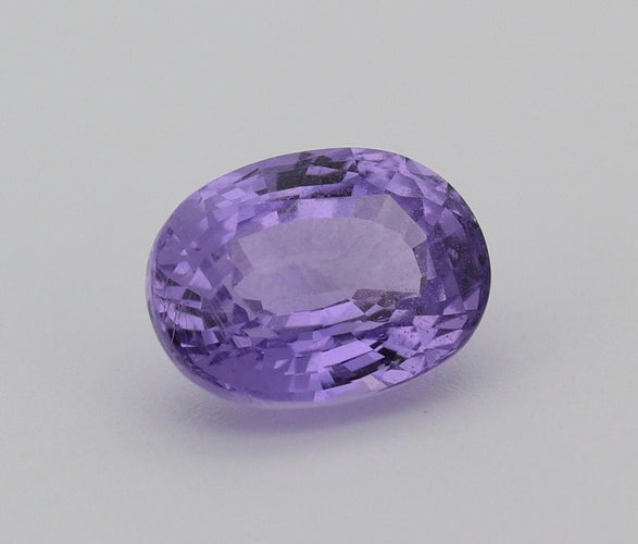 Gemstone Saphir violet non chauffé non traité 1.50cts 58 Facettes 441