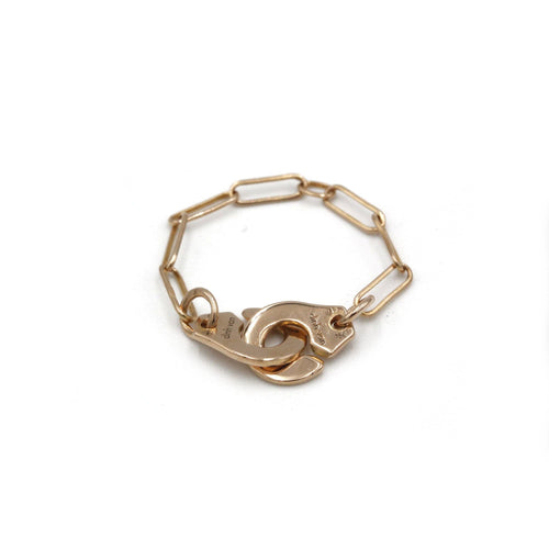 Bague 53 DINH VAN - Bague Menottes R7 58 Facettes 240307R