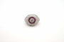 Bague 53 Bague Dôme Art Déco Diamants Rubis Platine 58 Facettes 24716