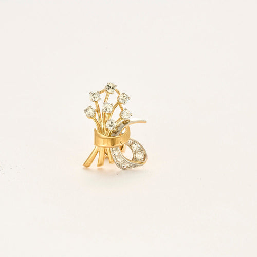 Boucles d'oreilles Boucles d'oreilles vintage 2 ors et diamants 58 Facettes 240 497