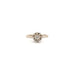 Bague 54 Solitaire Or Blanc Diamants 58 Facettes 14-GS32012