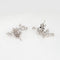 Boucles d'oreilles Boucles d'oreilles vintage en or blanc 14 carats avec diamants 2 carats, bijoux fins du milieu du siècle, vigne 58 Facettes G13881