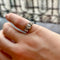 Bague 47 Bague jarretière en platine 58 Facettes REF24097CF-260