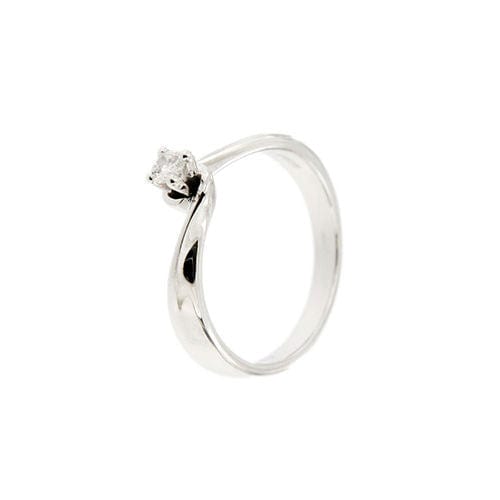 Bague 50 DAMIANI - Bague solitaire avec diamant 58 Facettes 37094