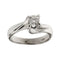 Bague 51 Bague solitaire avec diamant de 0,37 ct 58 Facettes 30220