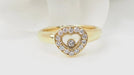 Bague 51 CHOPARD - Bague happy diamonds en or jaune et diamants 58 Facettes 32769