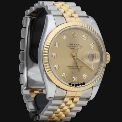 Montre Rolex Montre Date Just 36 58 Facettes MT42889