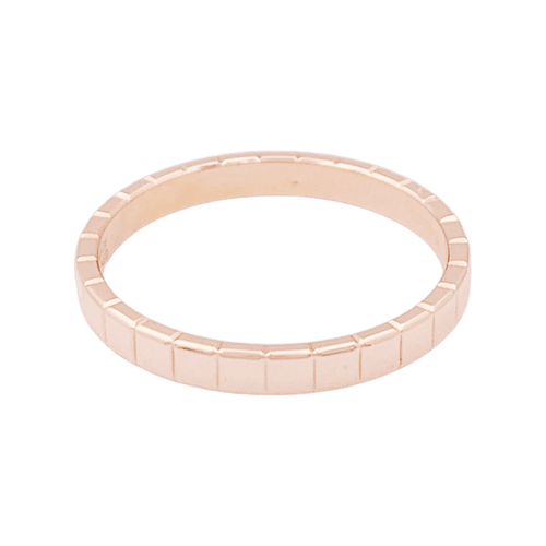 Sormus Chopard "Ice Cube" ruusukultaa. 