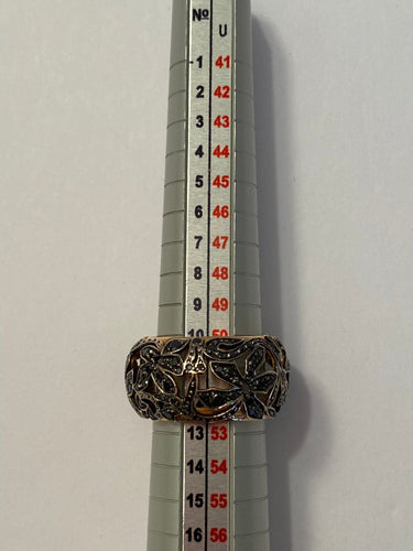 Bague 52 POMELLATO - Bague Arabesque en or rose et diamants 58 Facettes