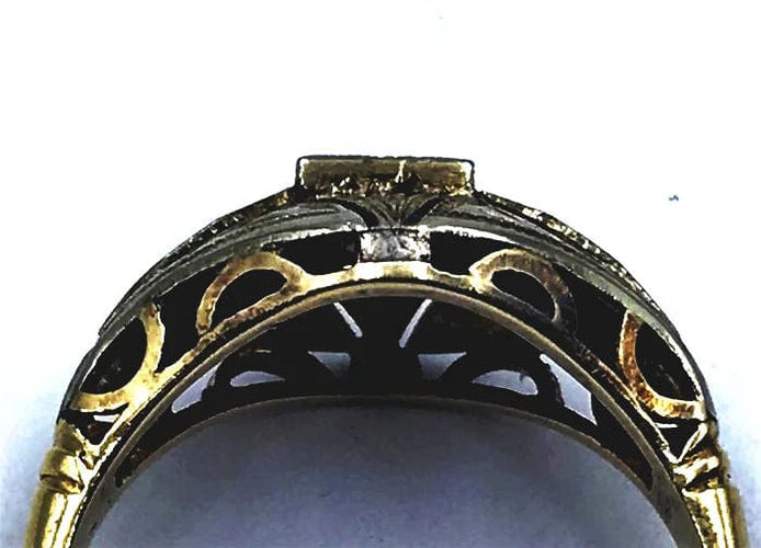 Bague Bague en diamant, début du XXe siècle 58 Facettes