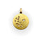 Pendentif médaillon étoile, lune et blé en or avec diamants 58 Facettes