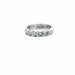 Bague 52 Alliance américaine or blanc, diamants 58 Facettes 88-GS36086-01