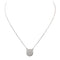 Collier Collier Or blanc Diamant 58 Facettes 2609066CN