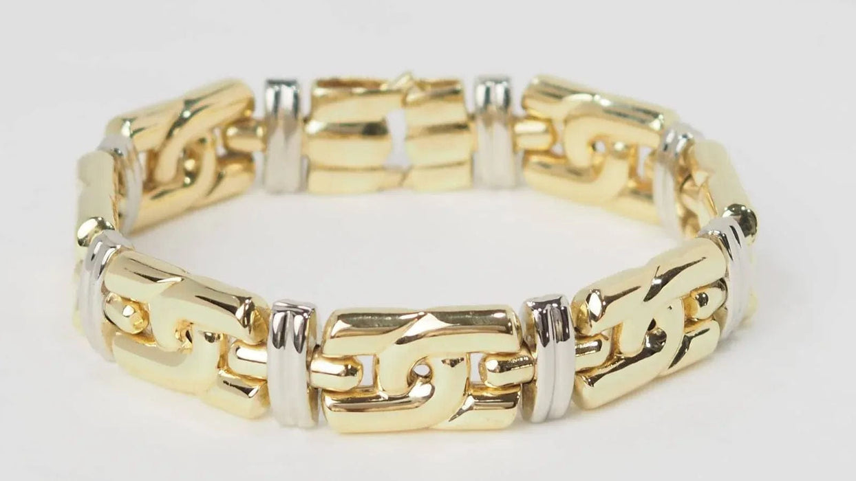 Bracelet Bracelet Chimento en or jaune et blanc 58 Facettes 32938