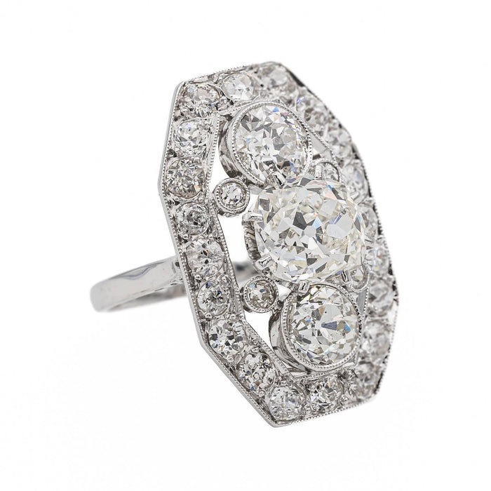 Bague 46 Bague Cocktail Or blanc Diamant 58 Facettes 3358945CN