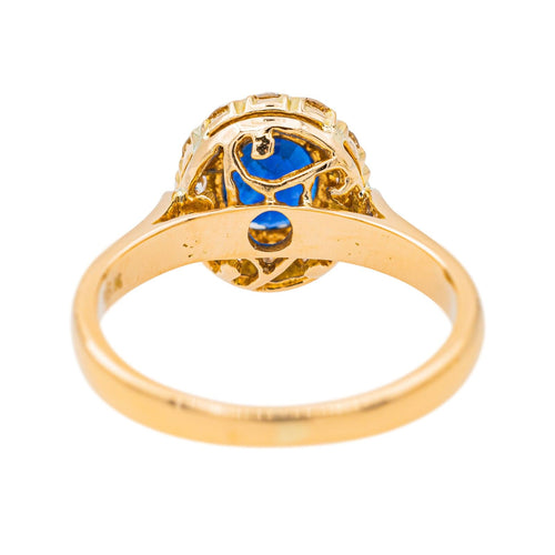 Bague 51 Bague Marguerite Or rose Saphir, Diamant 58 Facettes 3463704CN