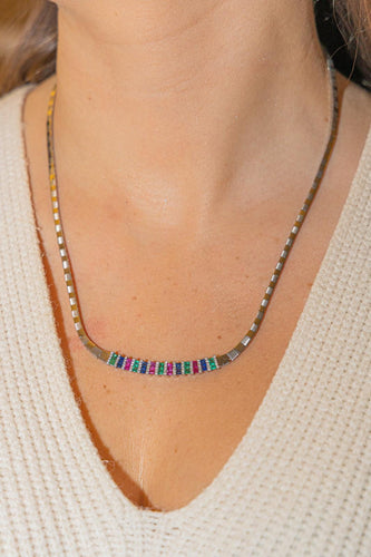 Collier Collier Or blanc Emeraude 58 Facettes 2834270CN