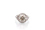 Bague 53.5 Bague diamant de 3,42cts K/VS1 en platine 58 Facettes 27866-27559dv