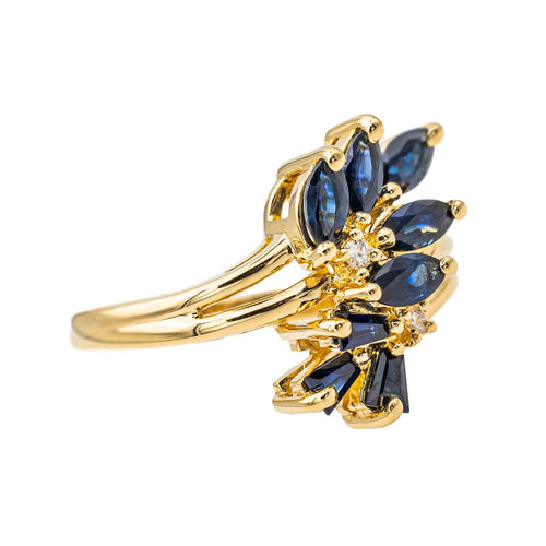 Bague 53 Bague Or jaune Saphir 58 Facettes 3548989CN