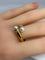Bague 59 Bague en or jaune, 2 perles et 6 diamants 58 Facettes AB382