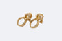Boucles d'oreilles Orecchini a clips in oro giallo con diamanti 58 Facettes ORC210