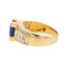 Bague 49 O.J. Perrin Bague Or jaune Saphir 58 Facettes 2905291CN